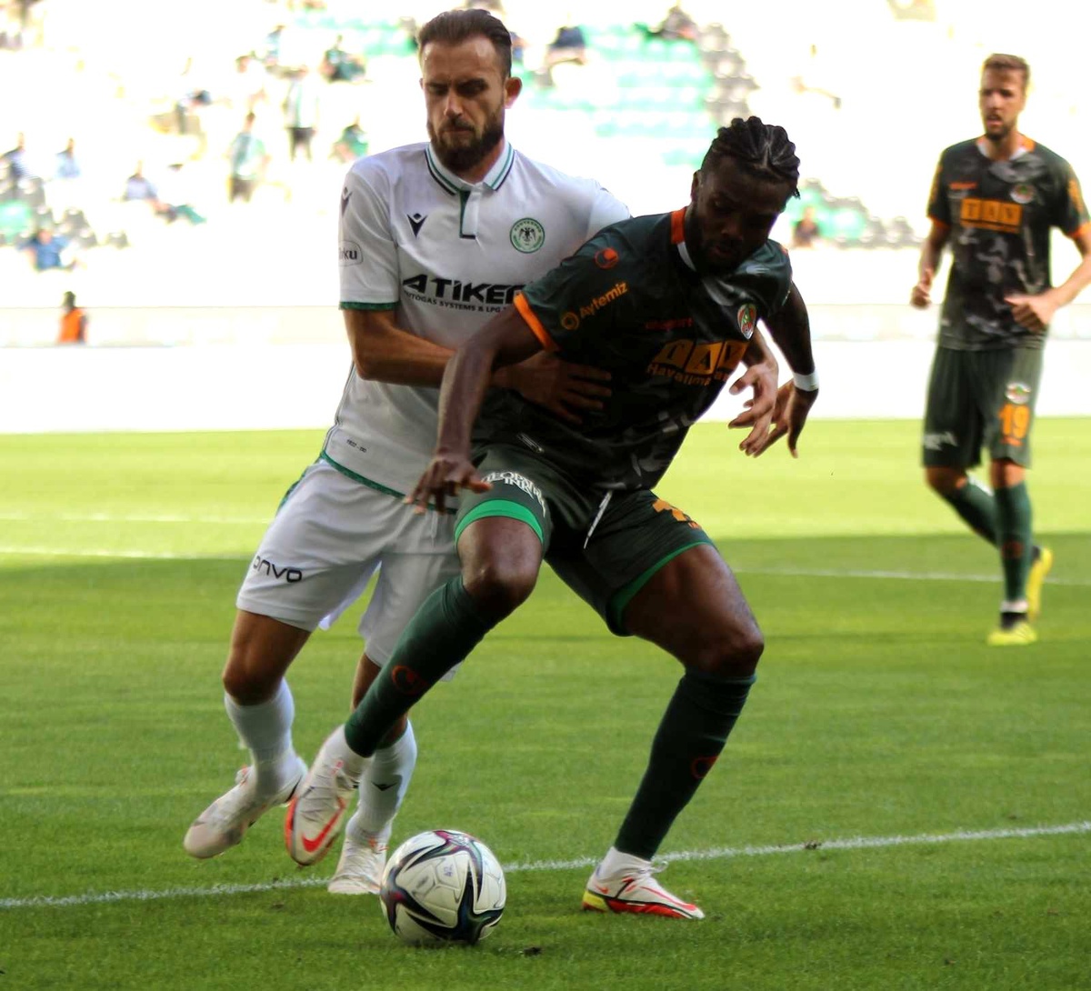Süper Lig: İH Konyaspor: 1 Aytemiz Alanyaspor: 1 (Maç sonucu)