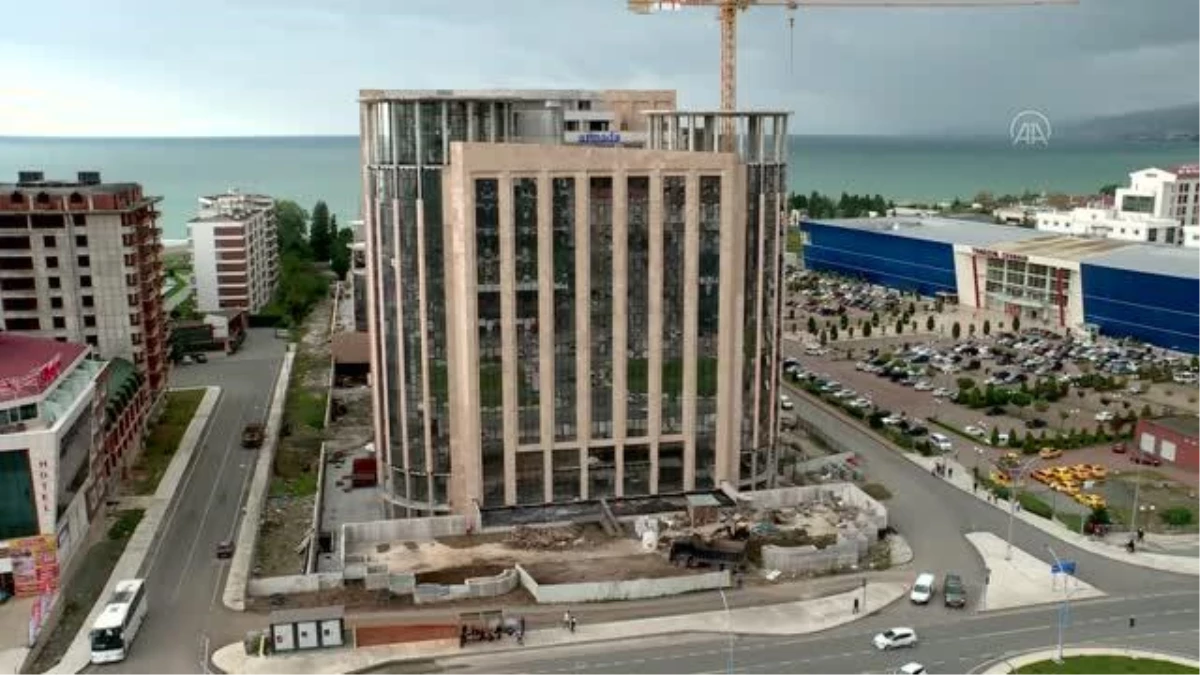 Trabzon Dünya Ticaret Merkezinin yüzde 90\'ı tamamlandı