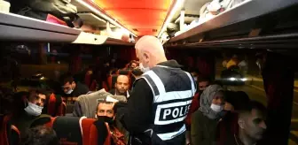 Aksaray'da yolcu otobüslerine yönelik denetimler sürüyor