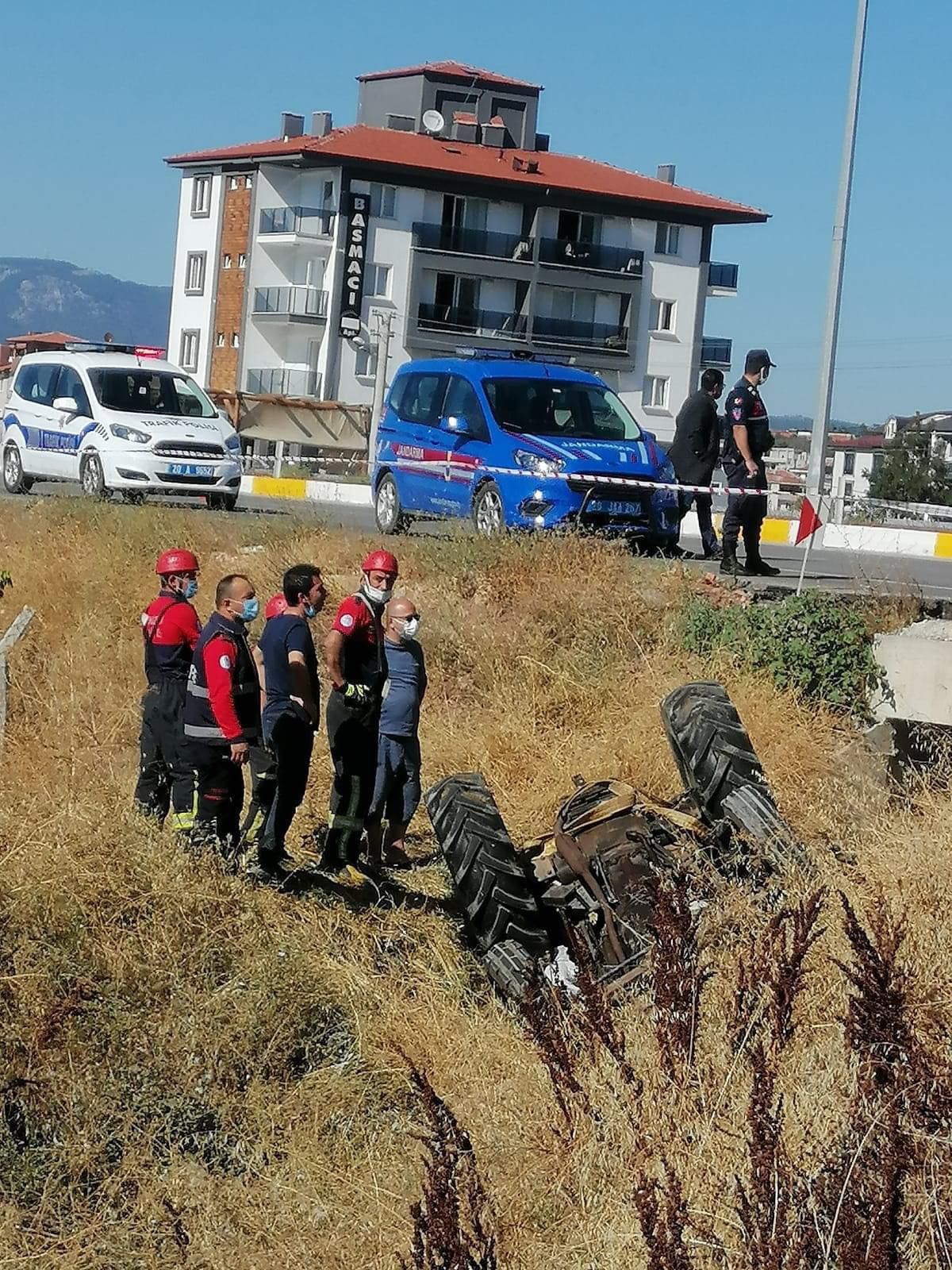 Denizli\'de traktörün altında kalan kişi öldü