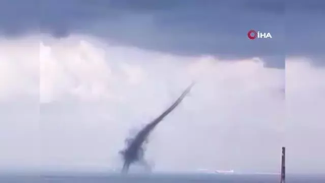 Hatay'da yağmur sonrası çıkan hortum paniğe neden oldu