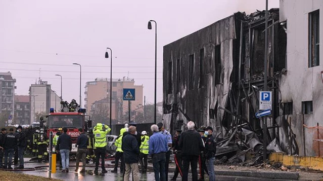 İtalya'da düşen özel uçakta bulunan 8 kişi hayatını kaybetti