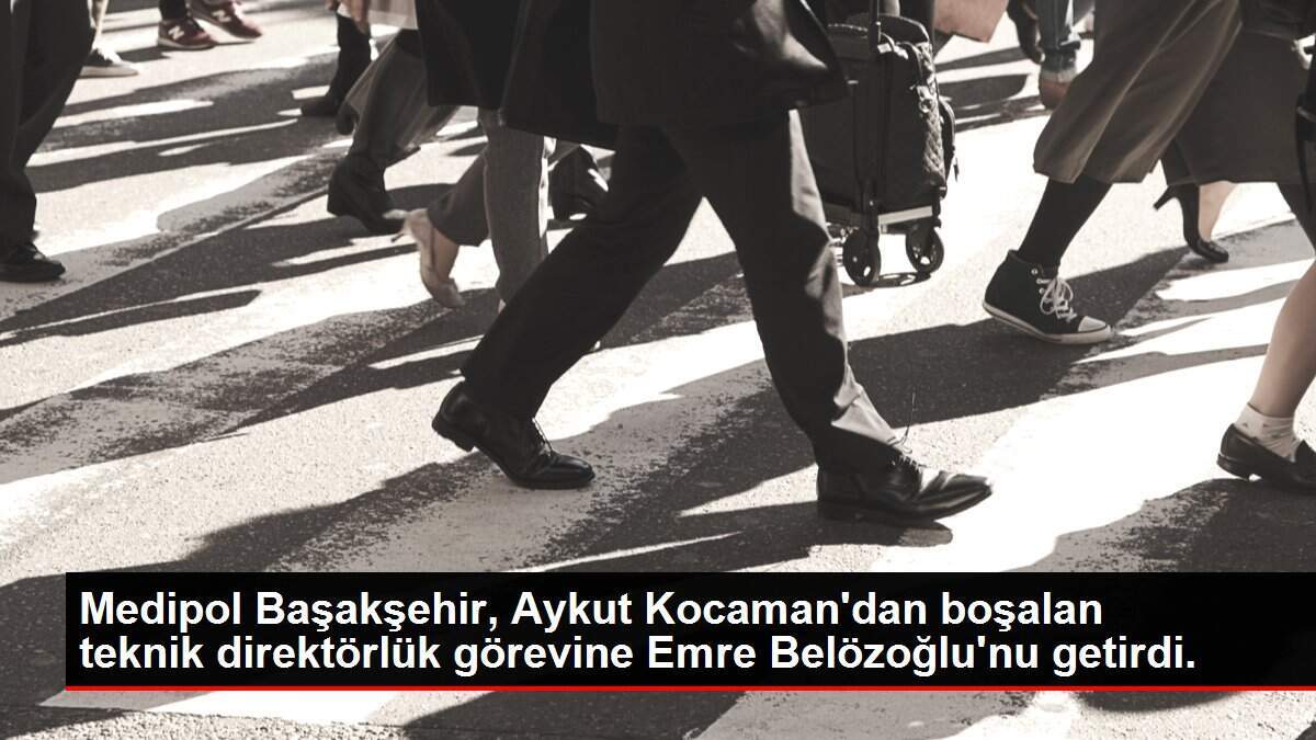 Medipol Başakşehir, Aykut Kocaman'dan boşalan teknik direktörlük görevine Emre Belözoğlu'nu getirdi.