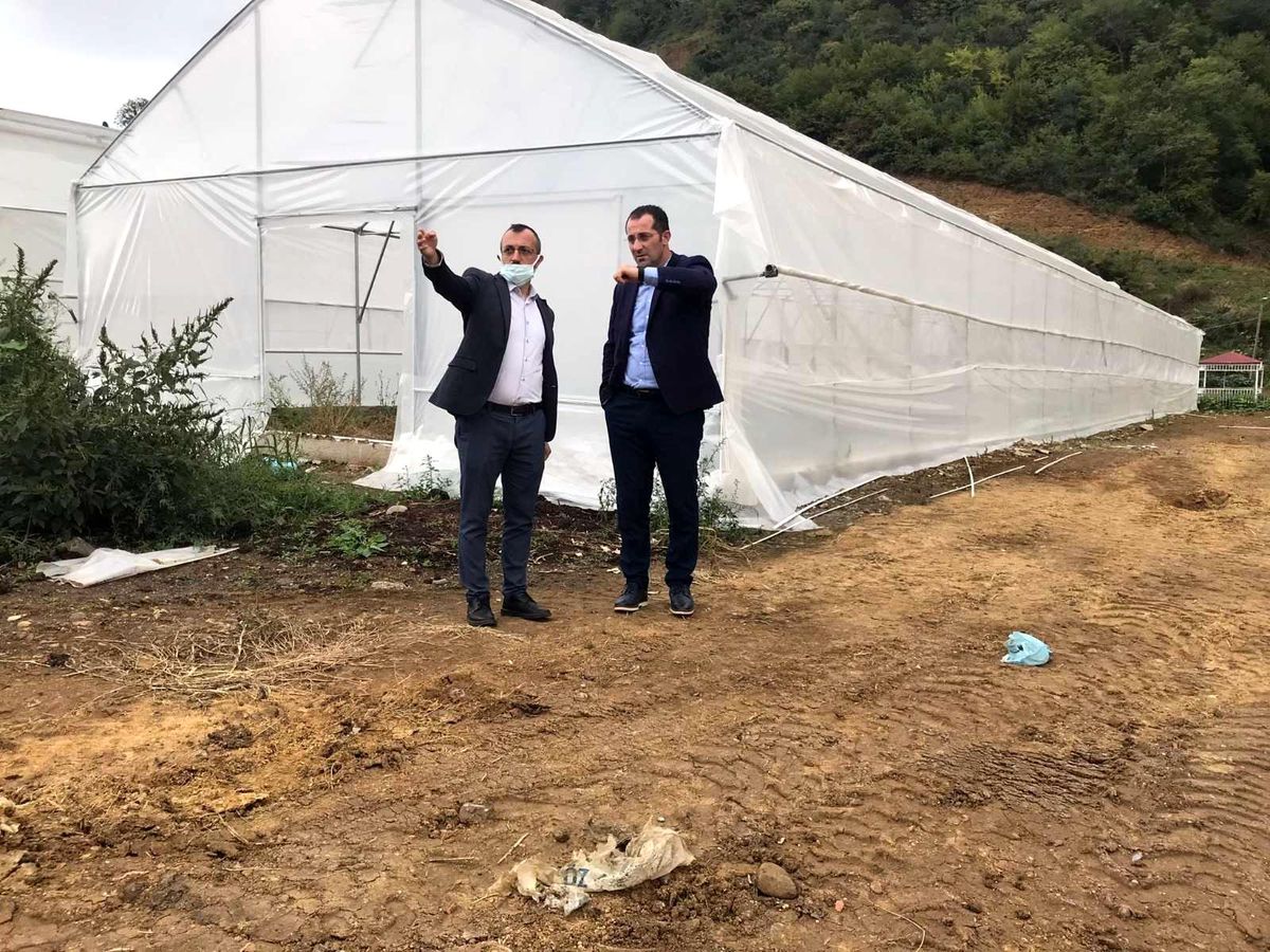 Akçaabat Belediyesi bünyesinde 2 adet sera faaliyete geçiyor