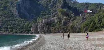 Çıralı sahilleri Rus turistlere kaldı