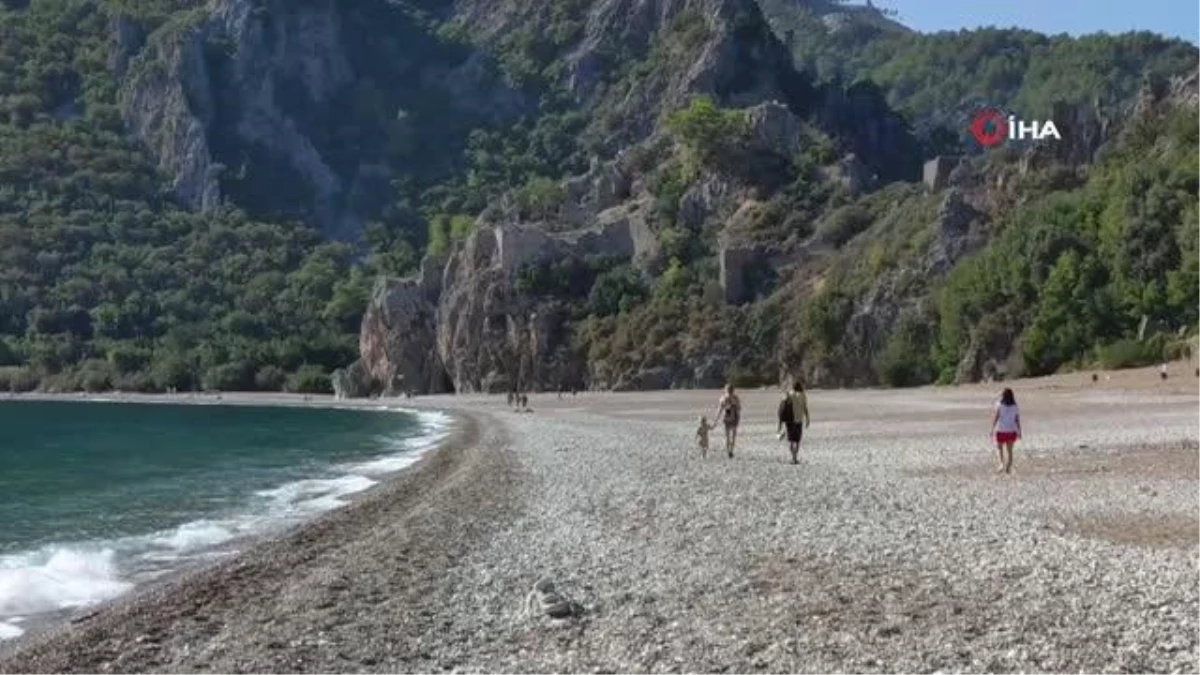 Çıralı sahilleri Rus turistlere kaldı