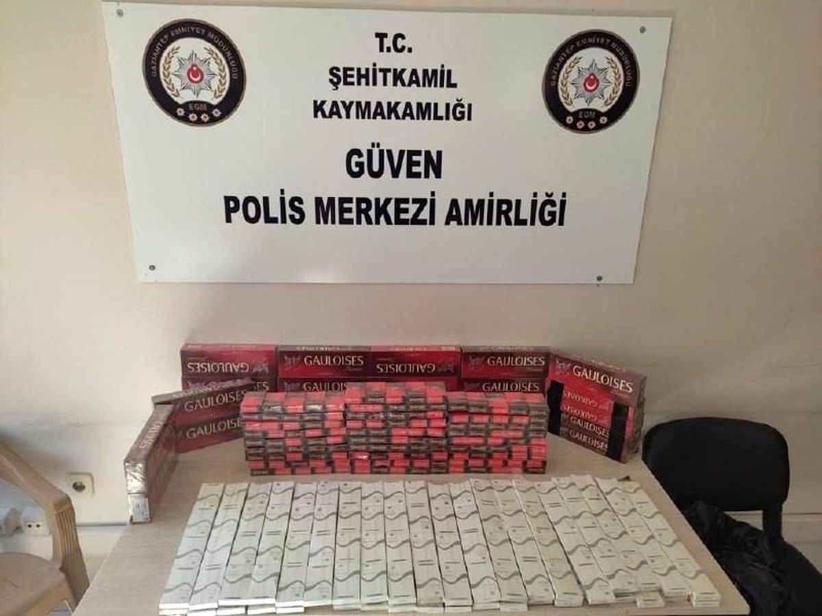 Gaziantep\'te bir haftada 37 bin paket kaçak sigara yakalandı