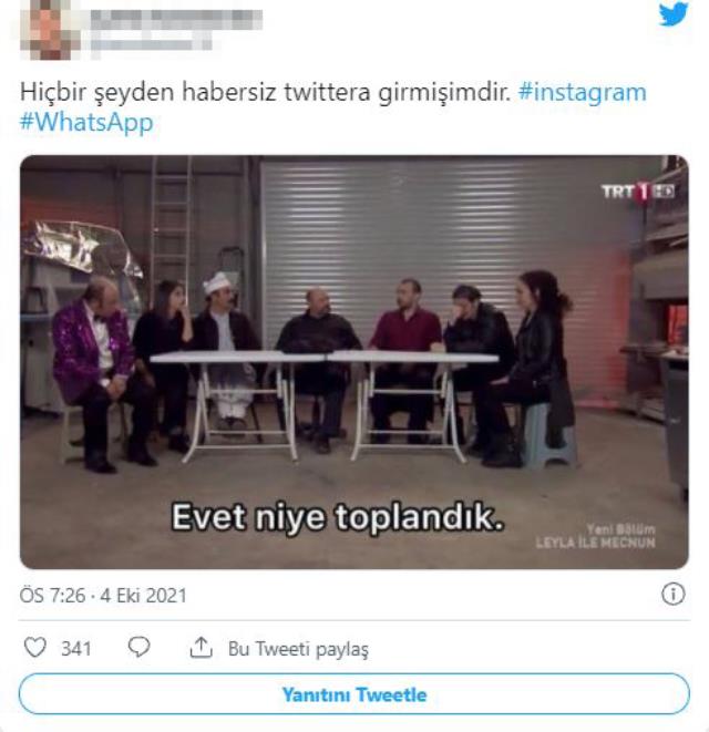 WhatsApp, Facebook ve Instagram'ın çökmesi Twitter'a yaradı! Kullanıcılar birbirinden esprili paylaşımlar yapıyor