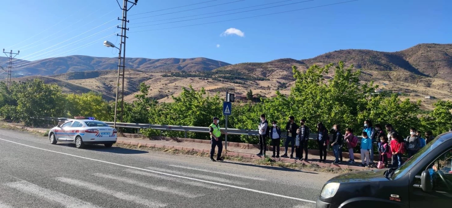 Jandarmadan yaya önceliği denetimi