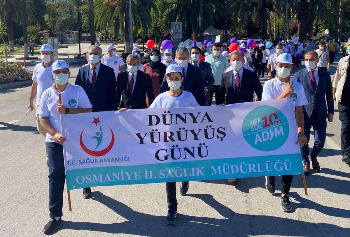 Osmaniye\'de "Dünya Yürüyüş Günü" etkinliği düzenlendi