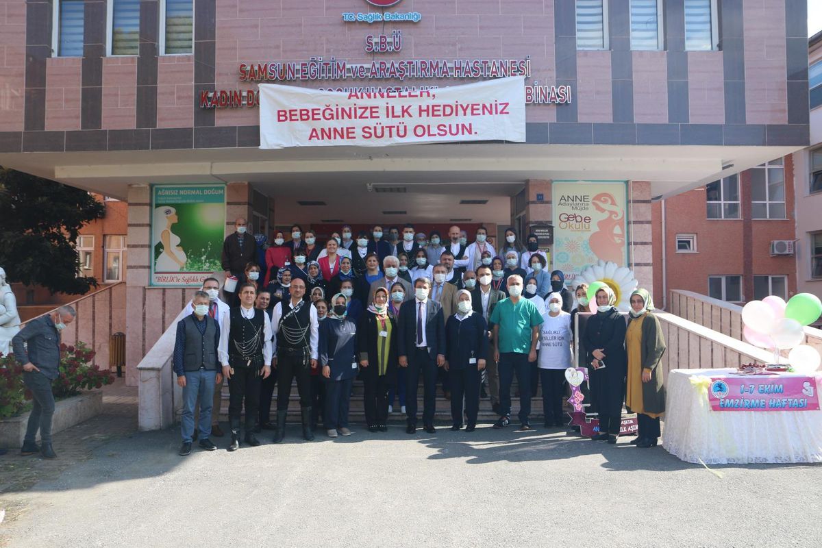 Samsun\'da anne adaylarına emzirmenin önemi anlatıldı