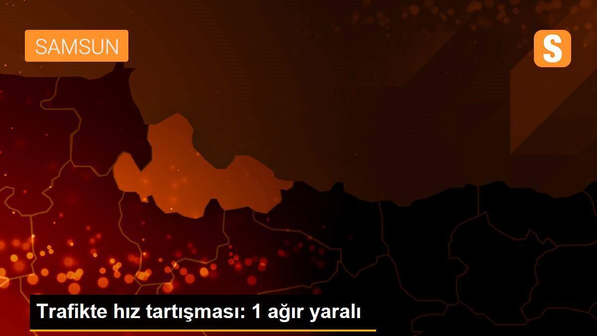 Trafikte hız tartışması: 1 ağır yaralı