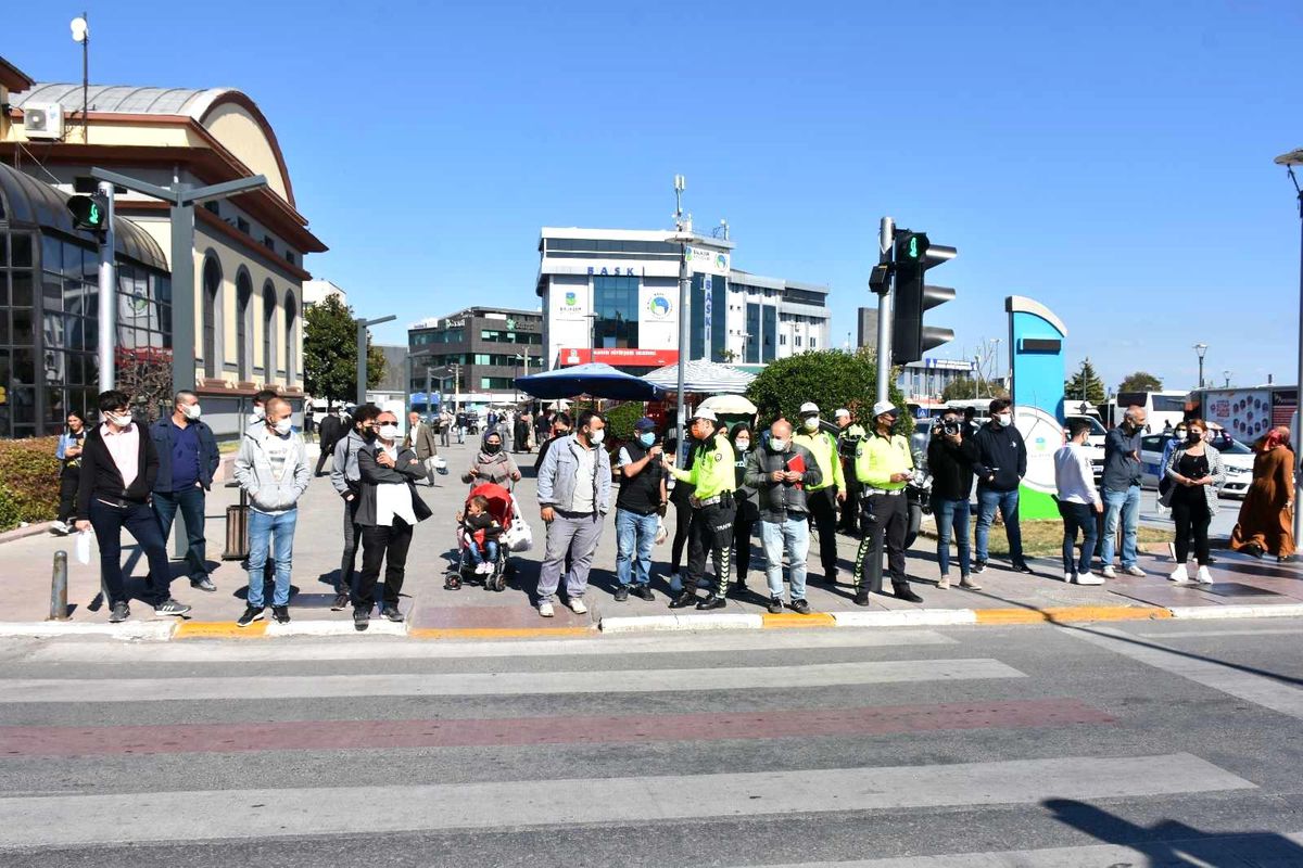 Yayalara denetim sıklaştırıldı