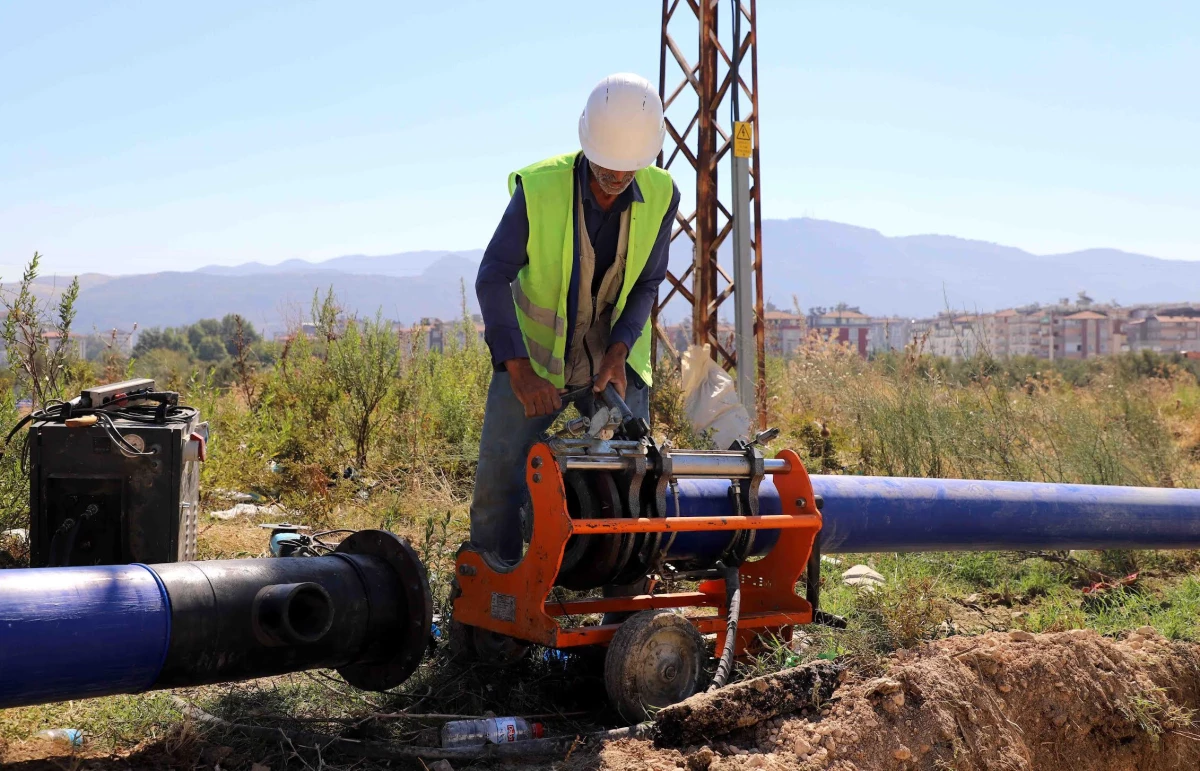 \'Antakya Merkez İçme Suyu İkmal İnşaatı\'nda çalışmalarını sürdürüyor