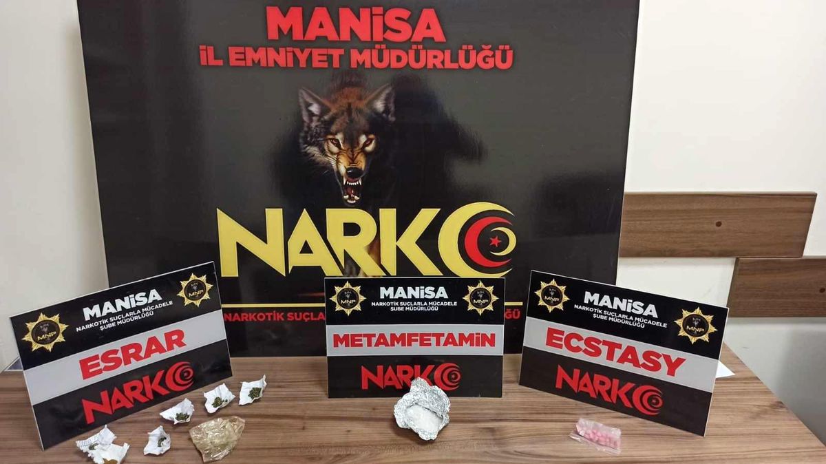 Manisa\'da uyuşturucu operasyonu: 3 tutuklama