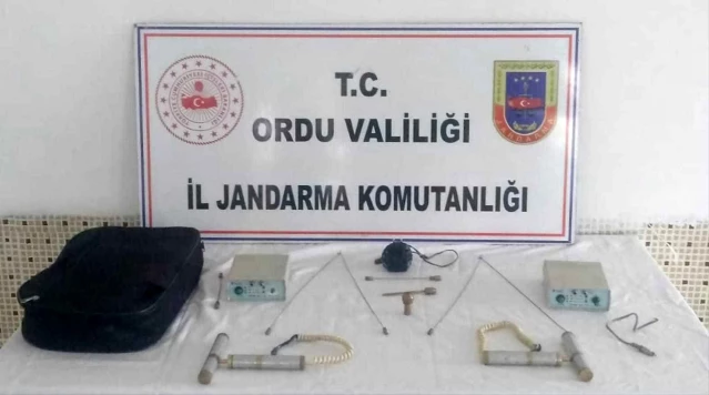 Ordu'da define arayanlara suçüstü