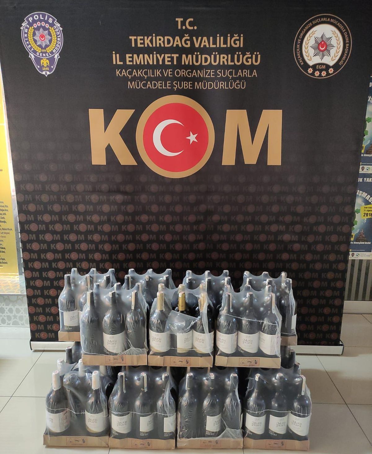 Tekirdağ\'da 175 litre kaçak içki ele geçirildi