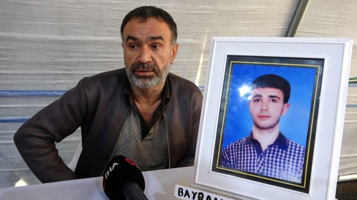 Evlat nöbetindeki acılı baba Elhaman, HDP\'nin yakasını bırakmayacağını söyledi