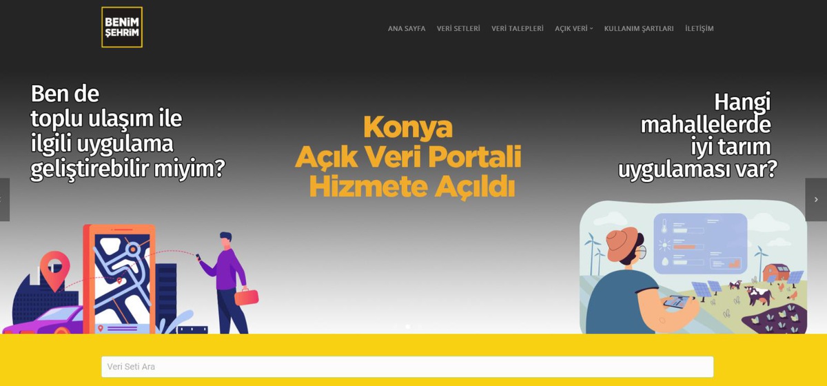 Konya Açık Veri Portalı hizmete sundu