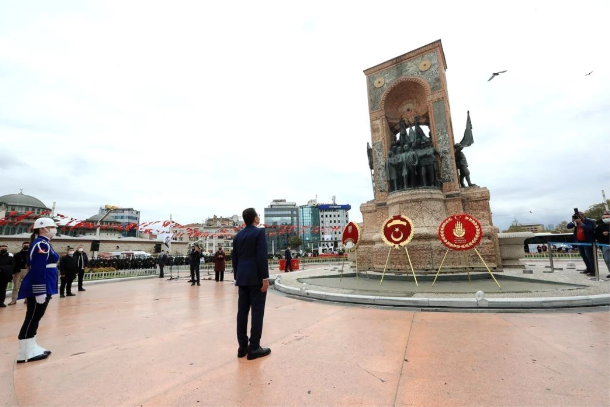İstanbul\'un düşman işgalinden kurutuluşunun 98\'inci yılı Taksim\'de kutlandı