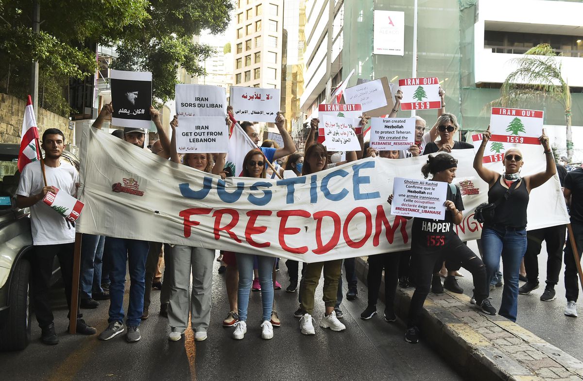 Lübnan\'da İran Dışişleri Bakanı Abdullahiyan\'ın ziyareti protesto edildi