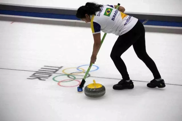 Milliler Curling'de Brezilya'yı farklı mağlup etti