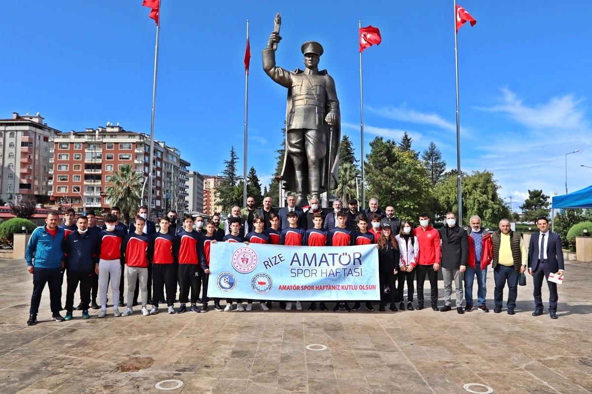 Rize\'de Amatör Spor Haftası etkinlikleri