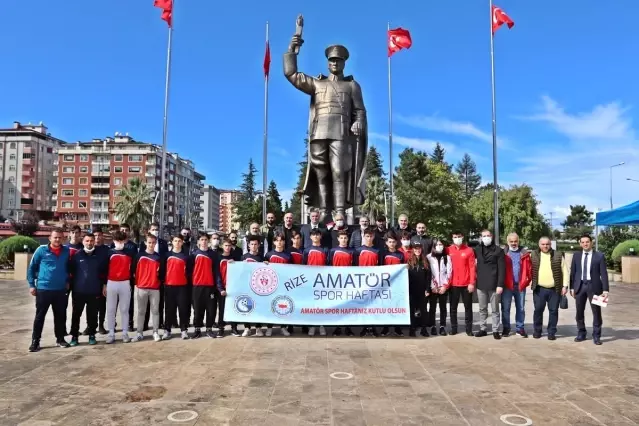 Rize`de Amatör Spor Haftas etkinlikleri