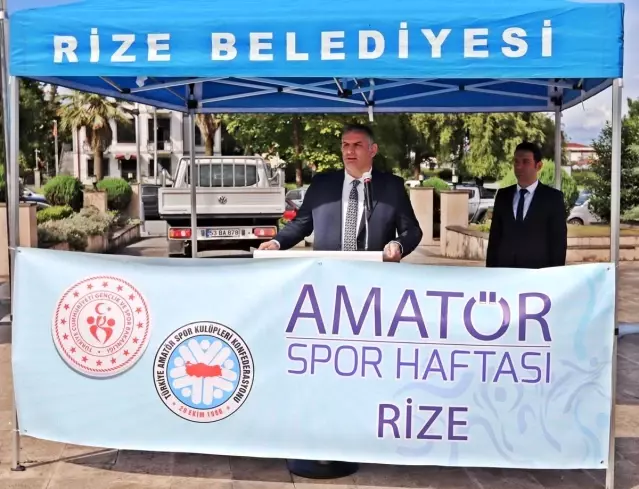 Rize`de Amatör Spor Haftas etkinlikleri