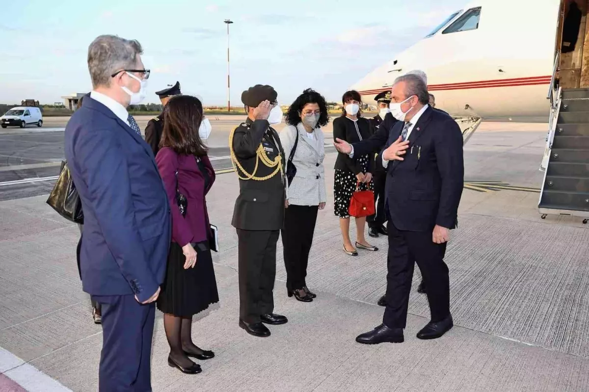 TBMM Başkanı Şentop G20 Parlamento Başkanları Zirvesi için İtalya\'da