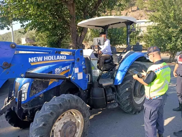 Jandarmadan traktör ve tarım araçlarına denetim