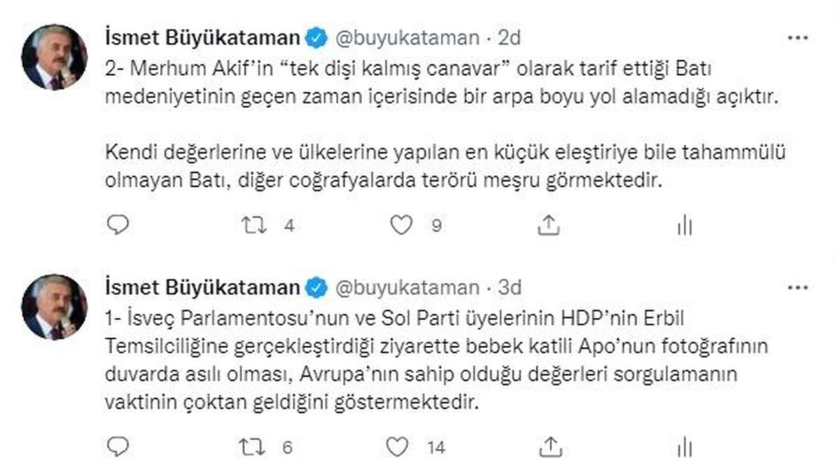 MHP\'li Büyükataman\'dan İsveçli siyasetçilerin HDP Erbil Temsilciliği\'ne ziyaretine tepki