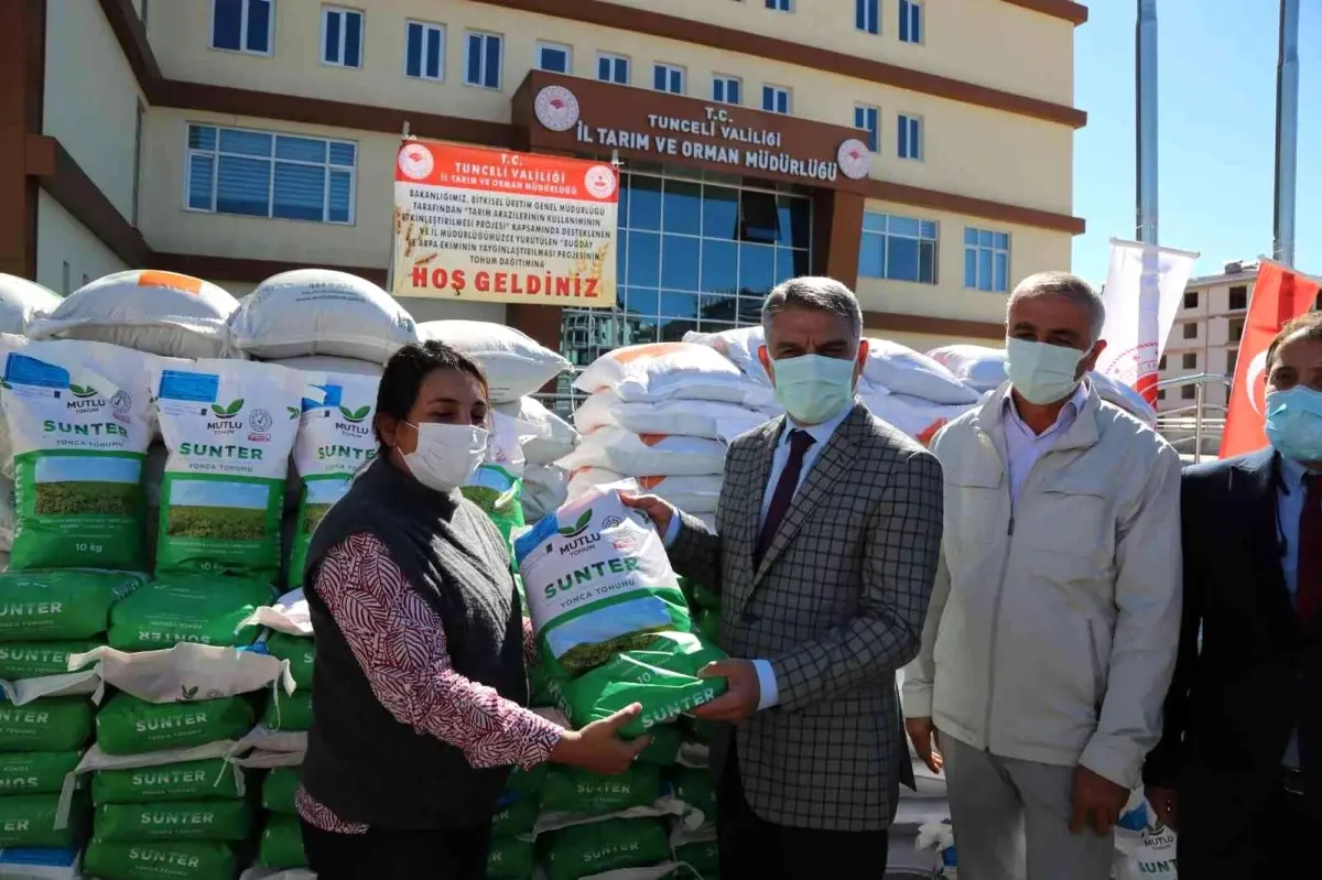 Tunceli\'de 31 bin dekarlık alanda yem bitkisi, buğday ve arpa ekilecek