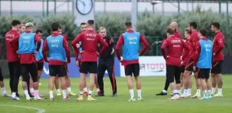 A Milli Futbol Takımı maç saatini bekliyor