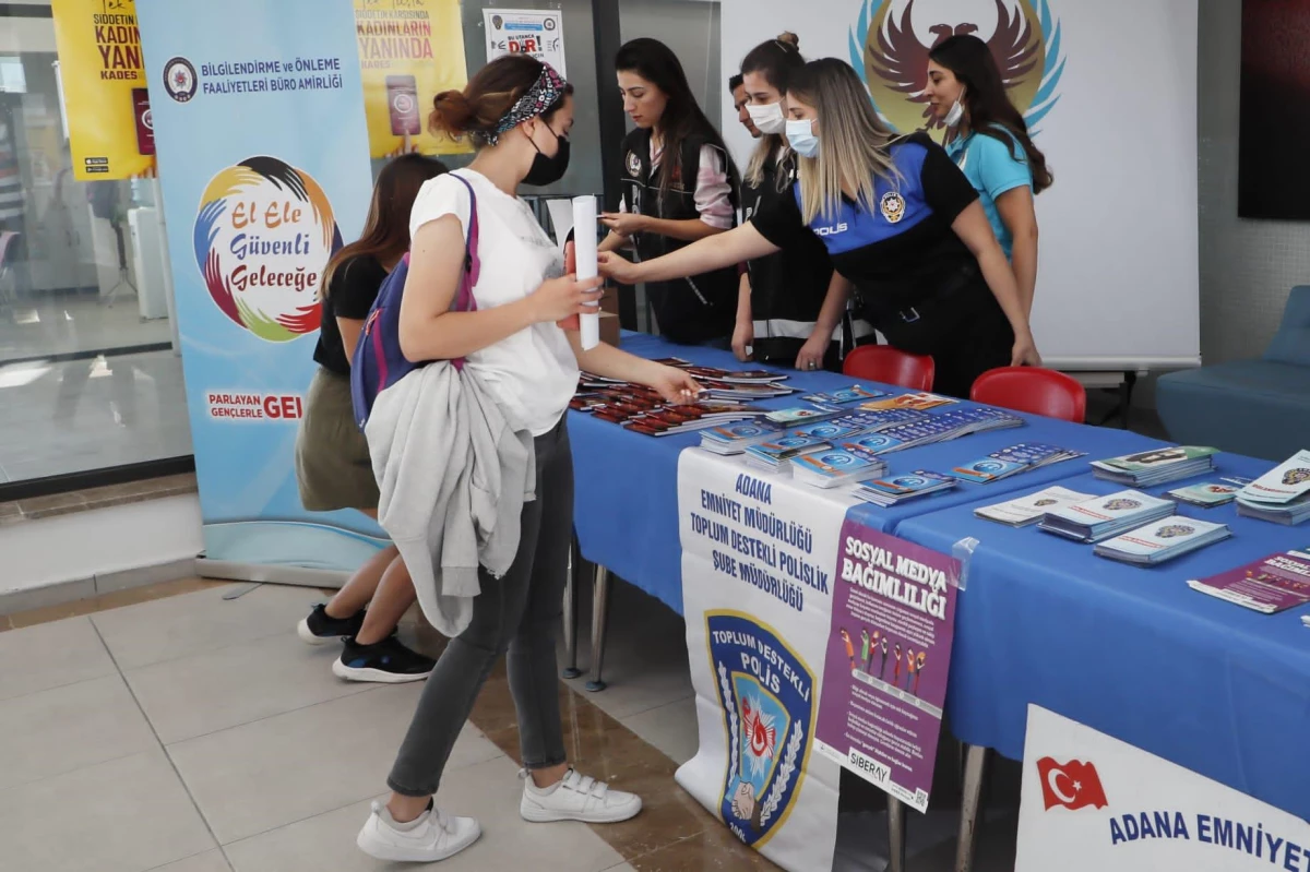 Adana\'da polis, üniversite öğrencilerine bilgilendirme çalışması yaptı