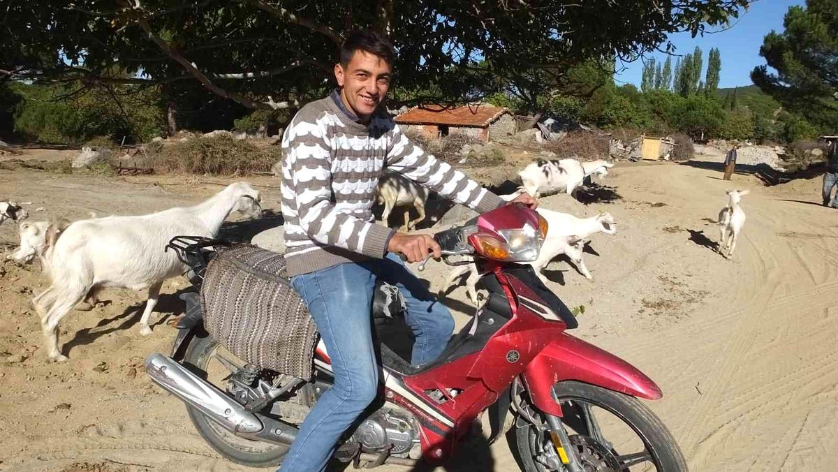 Bu da motosikletli çoban