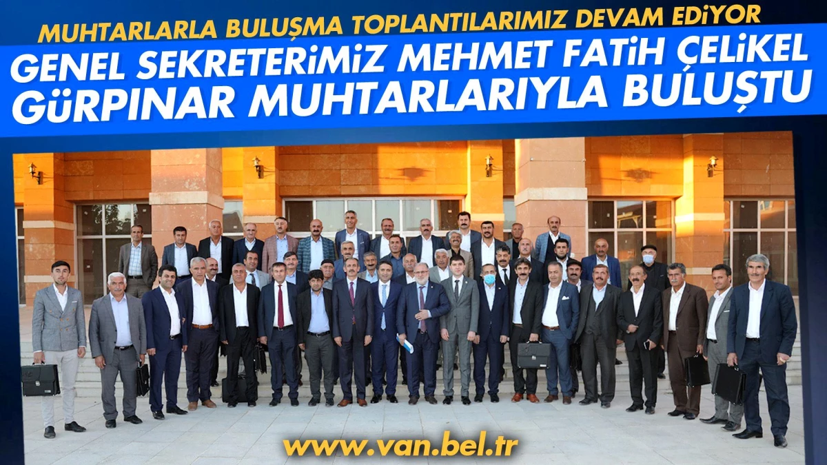 BÜYÜKŞEHİR BELEDİYEMİZİN MUHTARLARLA BULUŞMA TOPLANTILARI DEVAM EDİYOR