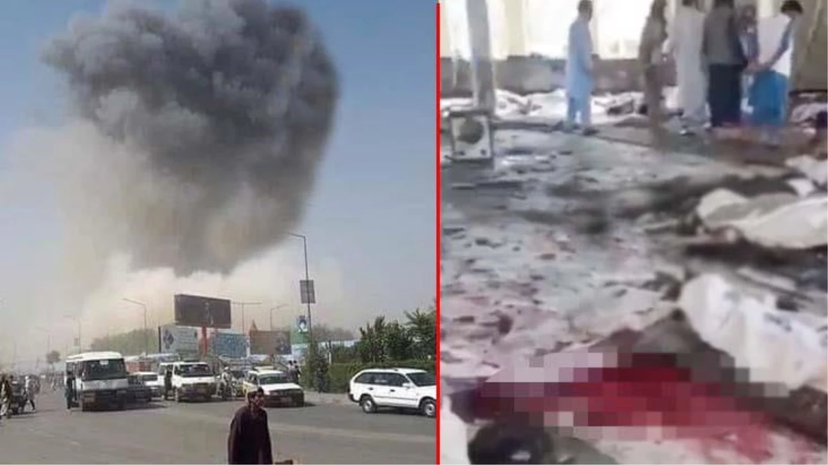 Afganistan\'da cuma namazı sırasında bir camiye bombalı saldırı düzenlendi! 15 ölü, 90 yaralı