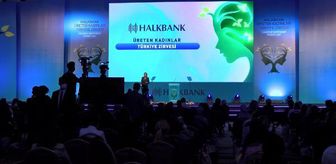 Emine Erdoğan, 'Halkbank Üreten Kadınlar Türkiye Zirvesi'nde konuştu (1)