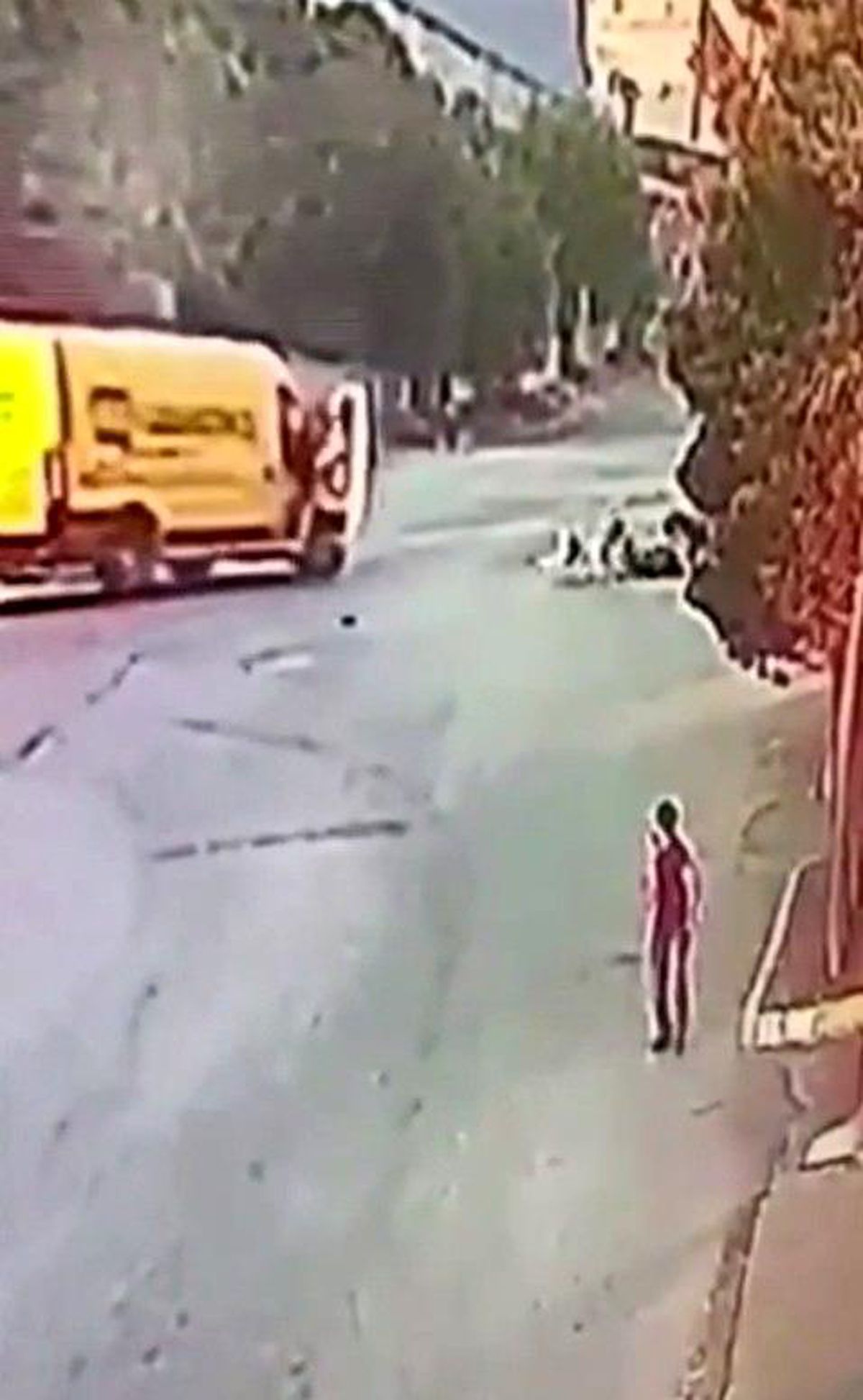 Esenyurt\'ta köpek dehşeti kamerada: 2 yaralı