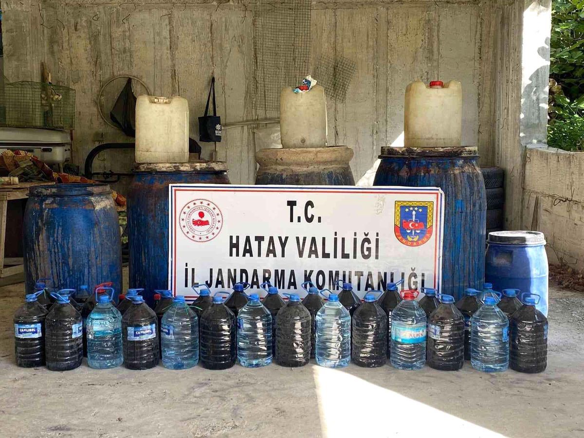Hatay\'da kaçak içki operasyonu