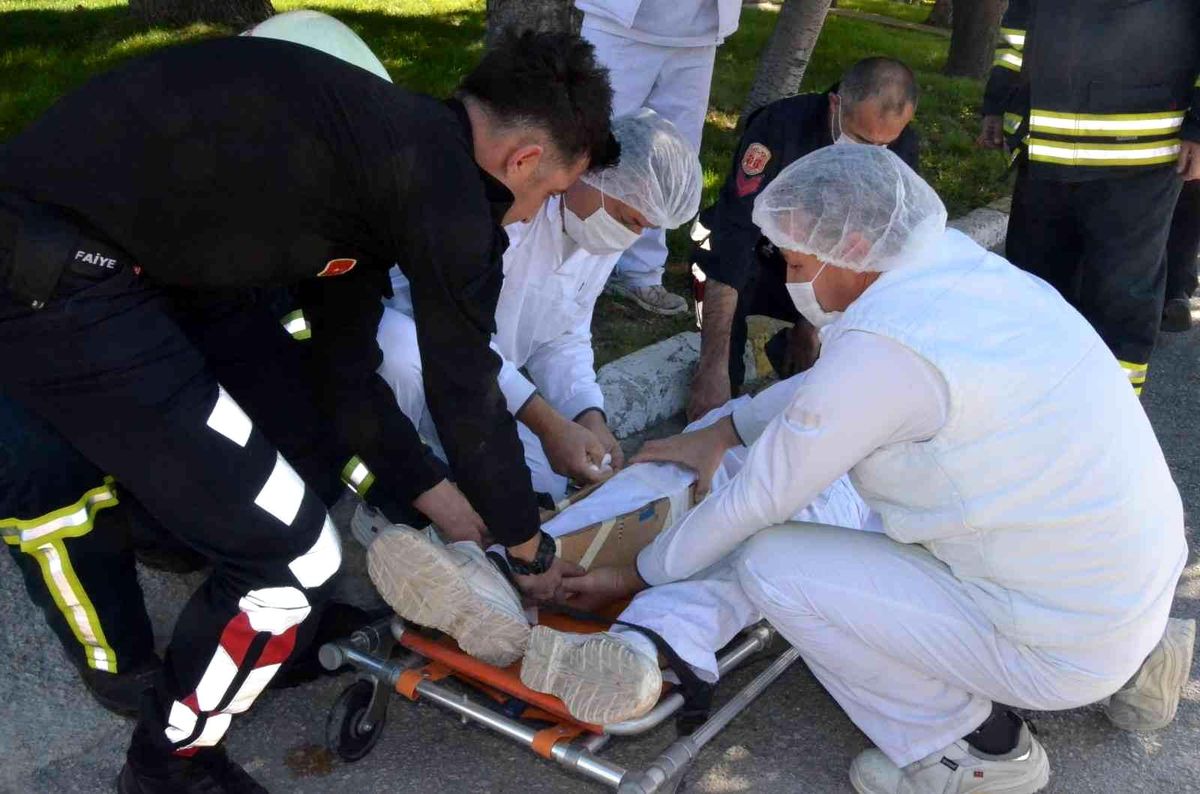 İtfaiyeden fabrikada yangın eğitimi