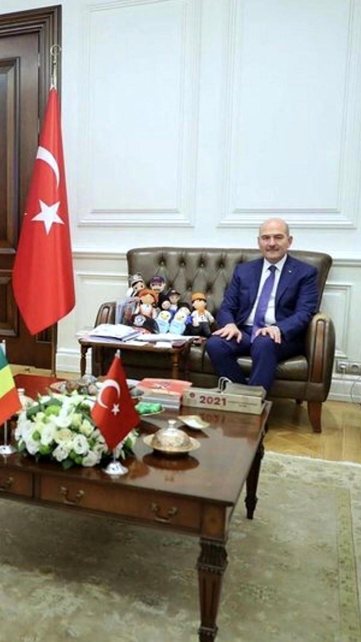 Son dakika haberleri... Kadın eliyle hazırlanan bebekler Bakan Soylu\'ya gönderildi