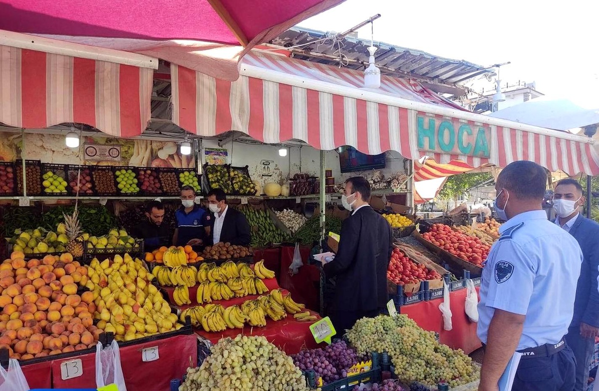 Kilis\'te etiket ile terazi denetimleri sürüyor