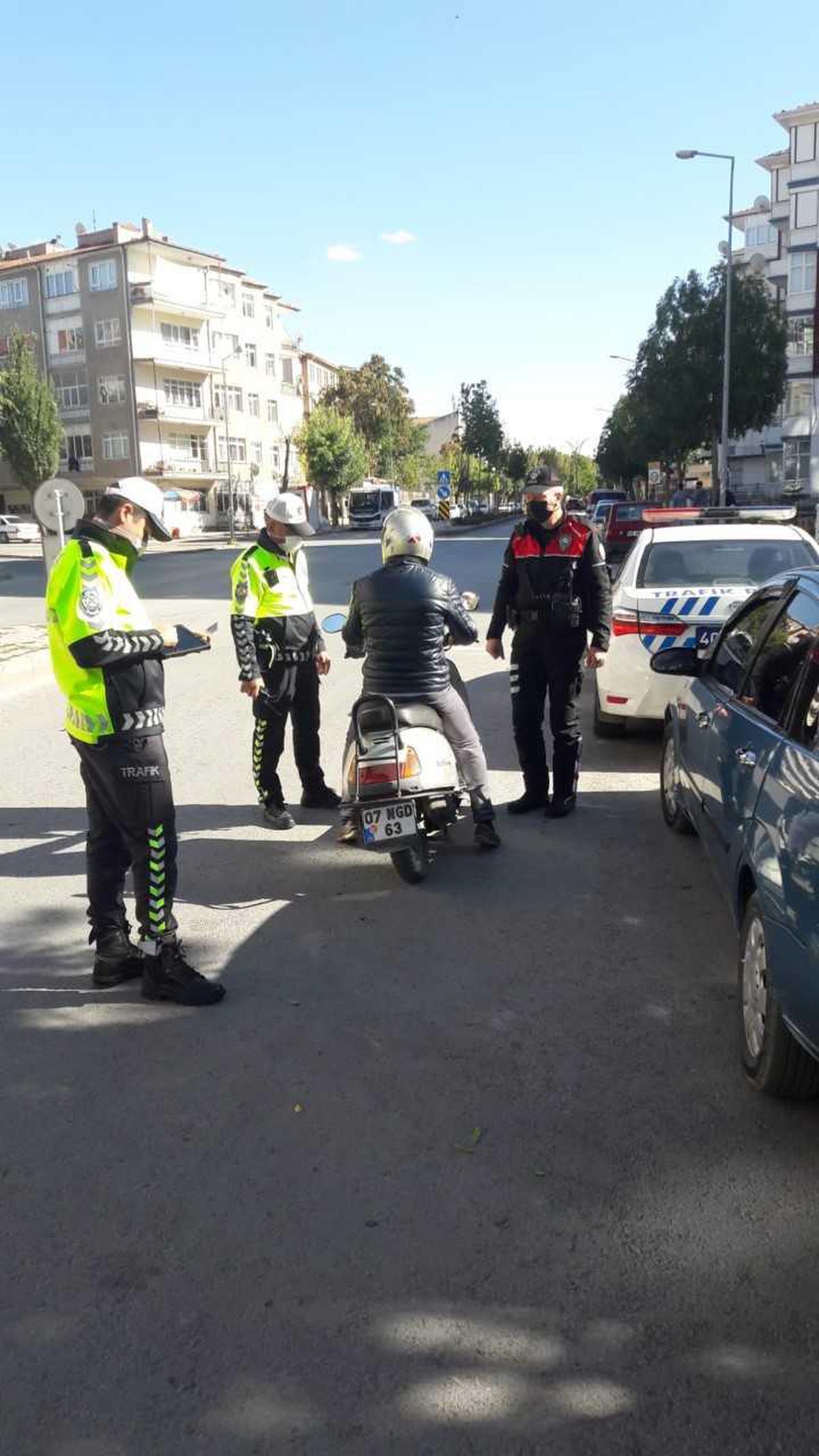 Kırşehir\'de motosiklet ve motorlu bisiklet denetimi yapıldı
