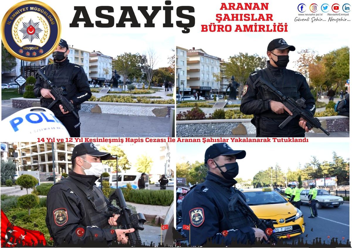 Nevşehir\'de haklarında hapis cezası bulunan 4 kişi yakalandı