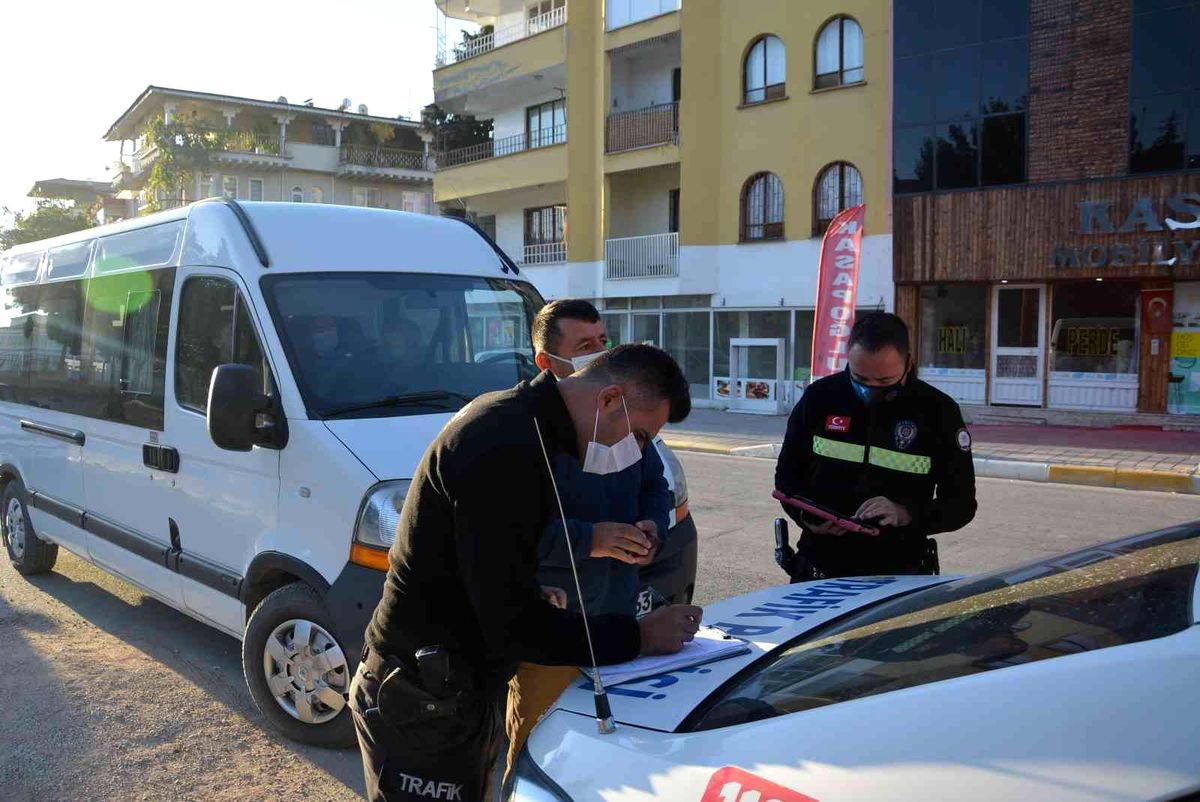 Servis araçlarına şafak denetimi