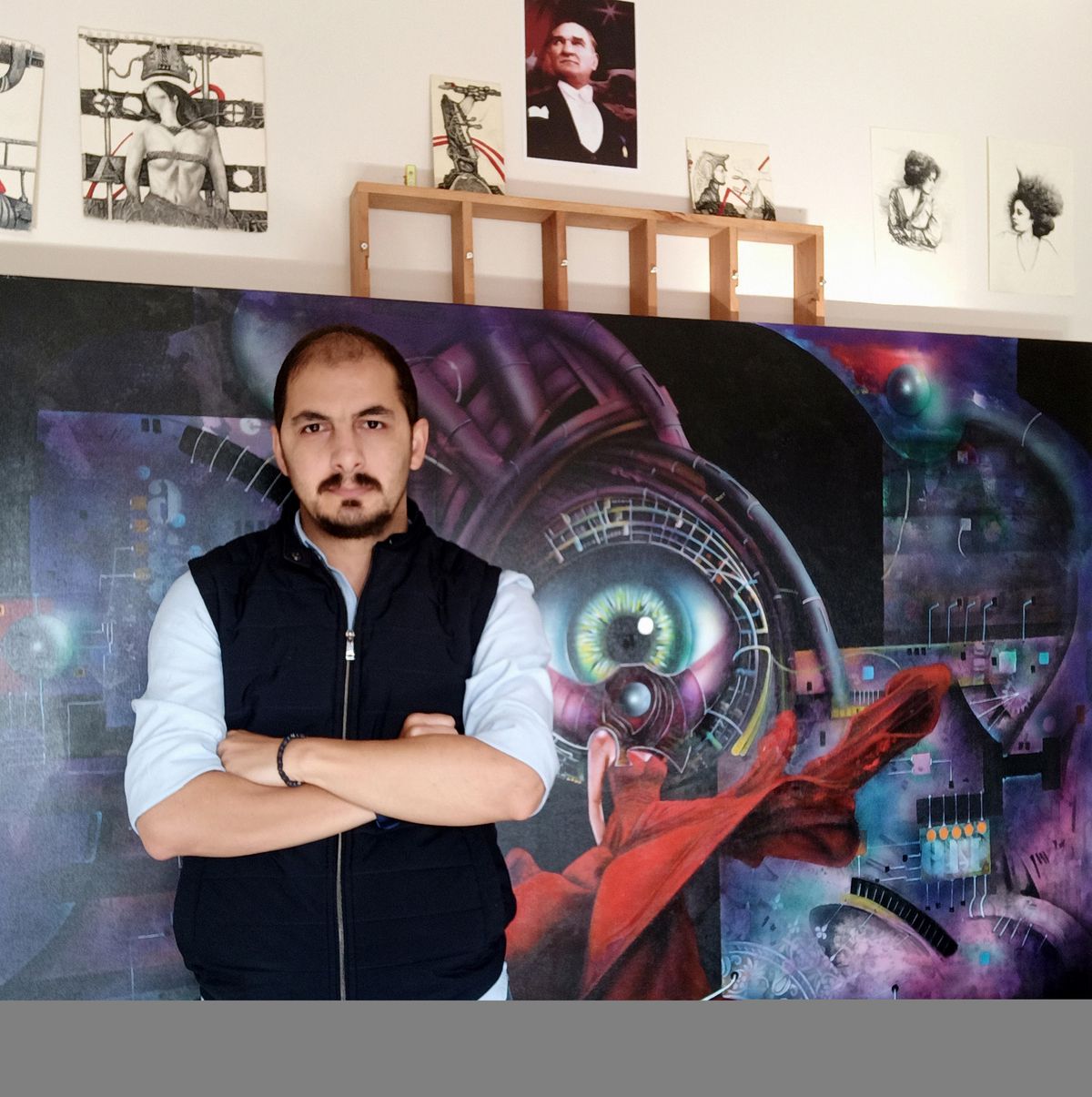 Sivas Cumhuriyet Üniversitesinde görevli akademisyen uluslararası resim yarışmasında ikinci oldu