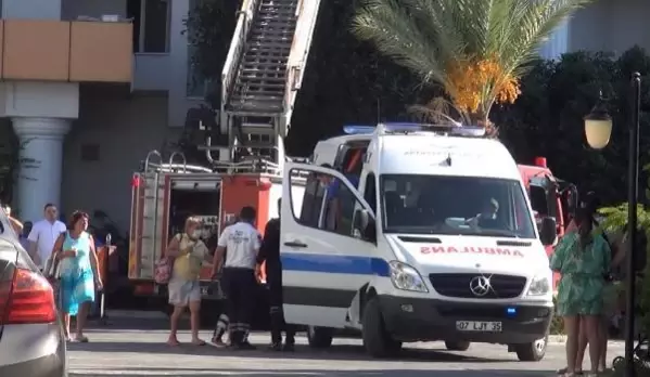 Antalya'da otel saunasında yangın; 3 kişi dumandan etkilendi