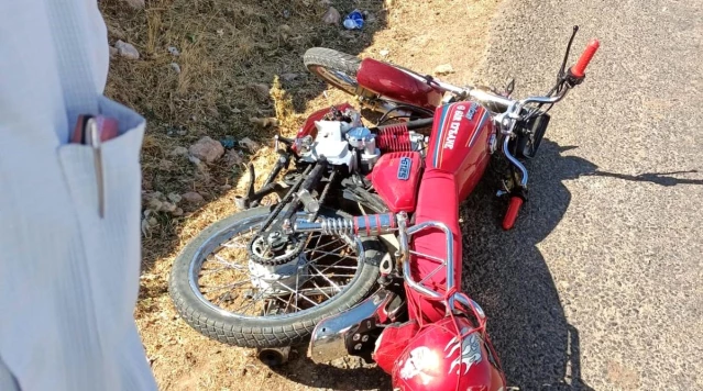 Midyat'ta motorsiklet kazası: 2 yaralı